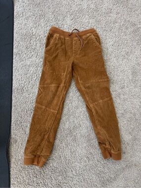 wonder nation Brown Corduroy Jogger Pants for Kids